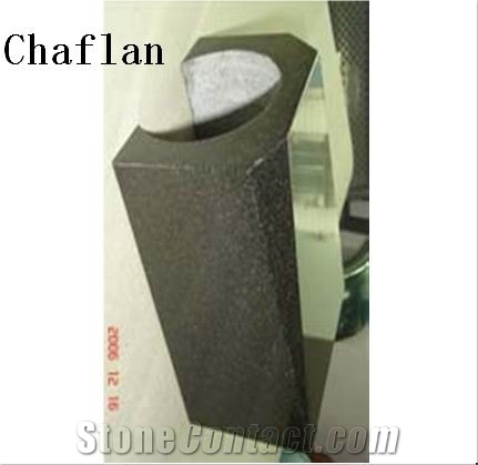 Granite Vase, Shanxi Black Granite Urn, Vase, Bench
