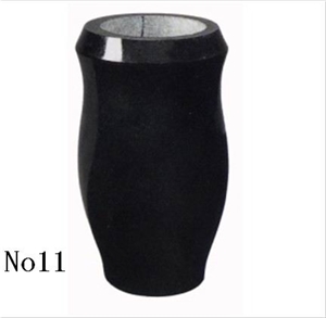 Shanxi Black Granite Vases