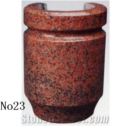 Shanxi Black Granite Vases