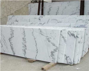 Guangxi White Marble Slabs, China White Marble