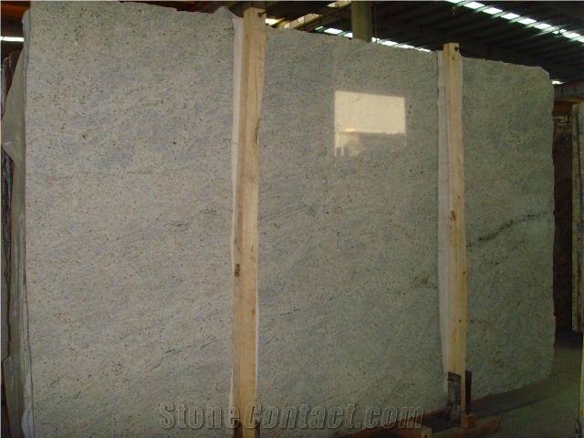 Kashmire White Granite Slabs, India White Granite