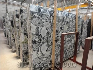 Ice Jade Marble Tiles, China Green Marble