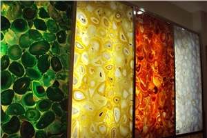 Gemstone Agate Mosaic Tile for Wall Deco