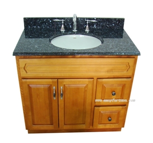 Blue Pearl Standard Granite Vanitytop, Pearl Blue Granite Bath Tops