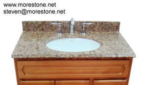 Giallo Veneziano Cabinet Granite Vanitytop, Giallo Veneziano Yellow Granite Bath Tops