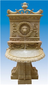 Stone Wall Fountains, White Marble Wall Fountains