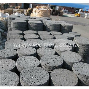 Volcano, Lava Stone Step Stone