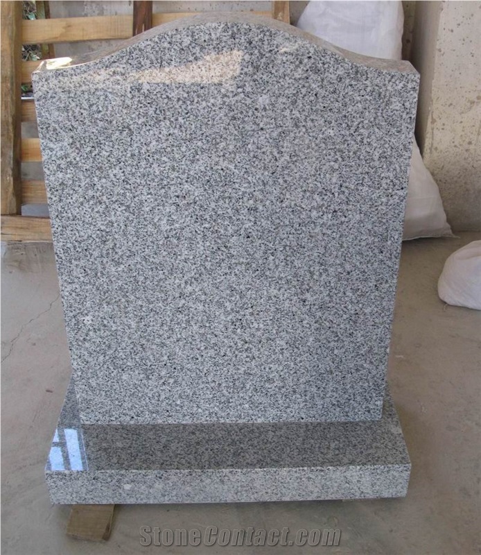 China Silver Grey Grave Marker/ Headstone/ T, Grey Granite Headstone