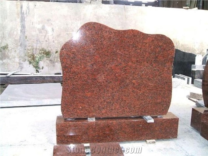 Carmen Red Granite Headstone