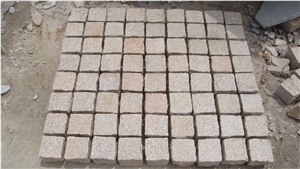 Granite Paving Stone Pattern, Beige Granite Paving Stone
