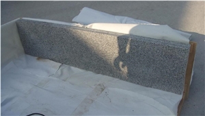 Granite Risers & Stairs, Grey Granite Stairs