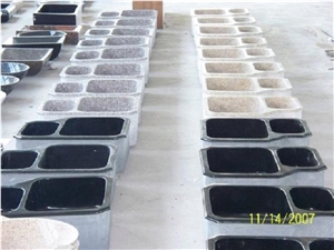 Granite Stone Kitchen Sink, Black Granite Sink