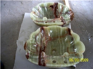 Green Onyx Sink Basin