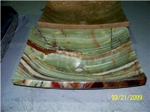 Green Onyx Wash Basin