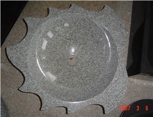 Irregular Granite Stone Sink, Grey Granite Sink