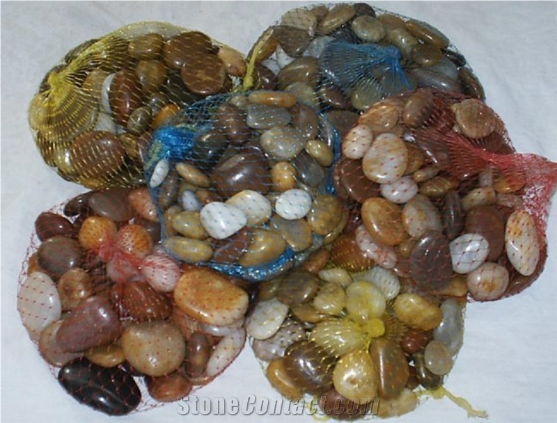 Mixed Color Pebble Stone