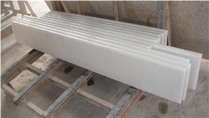 Straight Marble Stone Steps, White Marble Steps