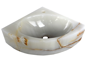 White Onyx Angel Sink