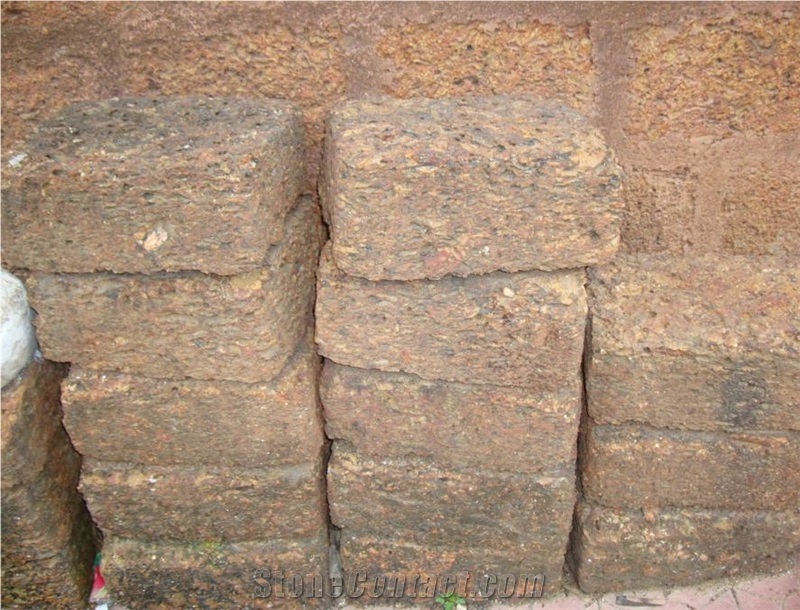 Yellow Basalt Cobble Stone