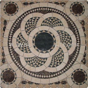 Marble Mosaic Pattern, Mosaic Floor Medallion