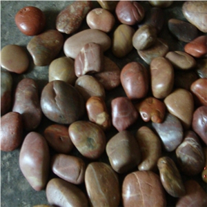 Red Color Pebble Stone