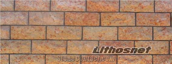 Pink Stone Mushroom Stone Tiles (Scarpifans), Pink Limestone Mushroom Stone