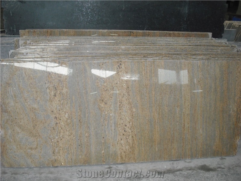 Kashmir Gold Countertop, Kashmir Gold Yellow Granite Countertop
