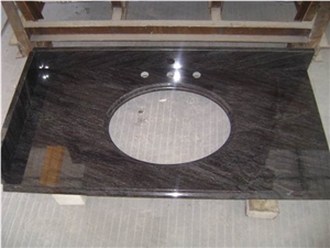 Bahama Blue Granite Polished Stone Vanity Tops