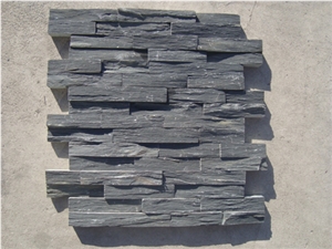 Black Slate Stone Wall Panels Stone Veneer