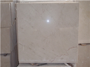 Cream Marfil Natural Polished Beige Marble Tiles