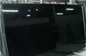 Mongolia Black Natural Polished Basalt Slabs Tile
