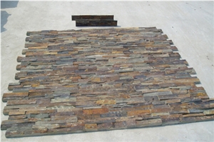 Rust Slate Natural Textured Stone Veneer Panels
