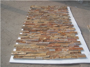 Yellow Slate Natural Culture Stone Veneer Panels