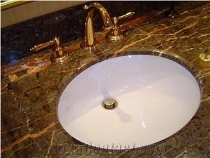 Rain Forest Green Marble Bath Top