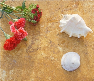Sivas Yellow Travertine Slabs