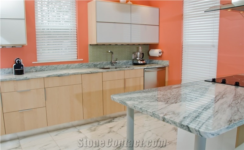 Appalachian Green Danby Counters, Green Marble Kitchen Countertops