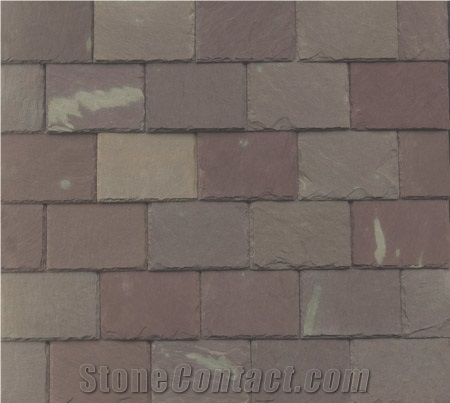 Variegated Purple Slate Roof Tiles, Lilac Slate Roof Tiles