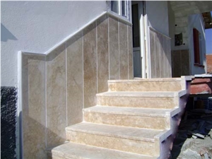 Ladder, Rosalia Pink Marble Stairs,Steps