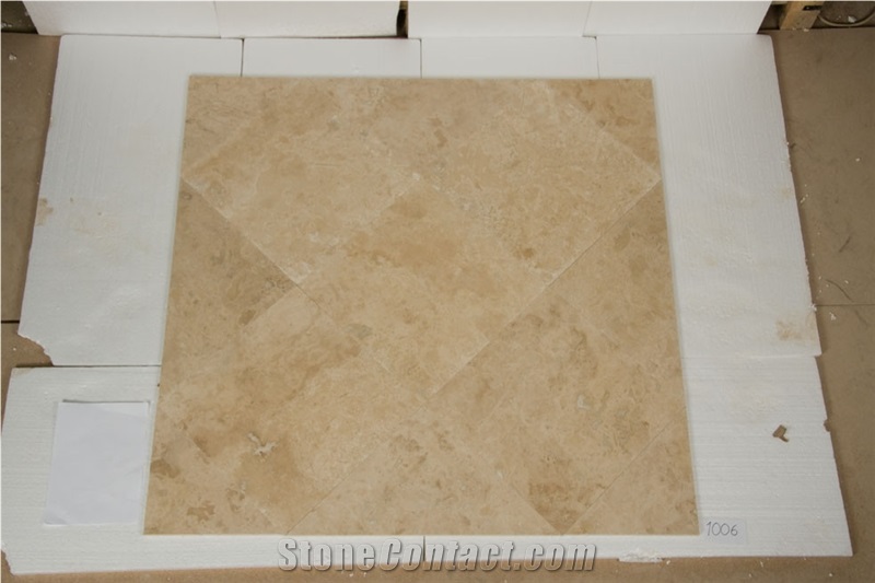 Ivory Classic Light Travertine Honed and Filled