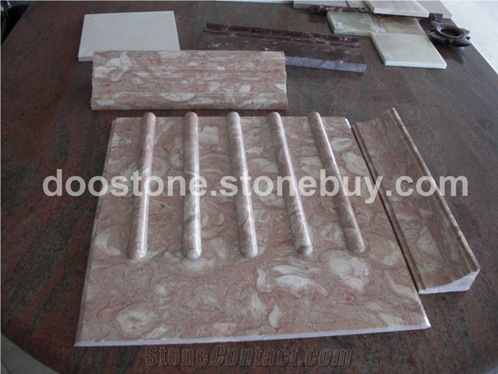 Marble Floor Slab, Jude Shell Marble Tiles