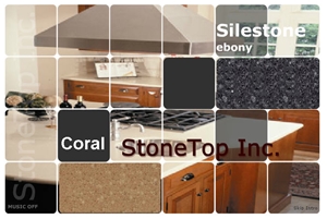 Engineered Stone, Quartz Stone Kitchen Tops