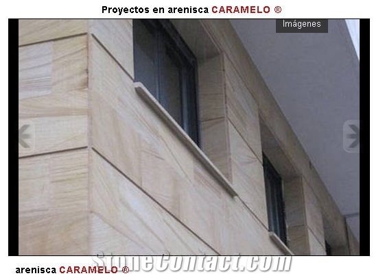 Arenisca Caramelo, Spain Beige Sandstone Slabs & Tiles