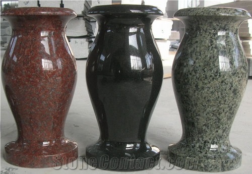 Granite vases