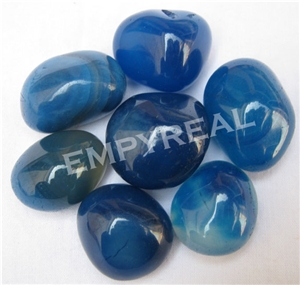 Blue Agate Pebbles