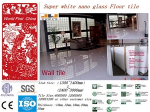 Luxury Building Material Super White Nano Crystal