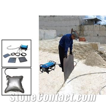 Stone Pushing Tool Steel Hydro-bag After Wire Saw