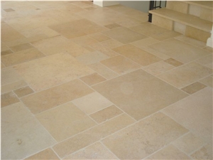 Galilee Ivory Pattern, Israel Beige Limestone Slabs & Tiles