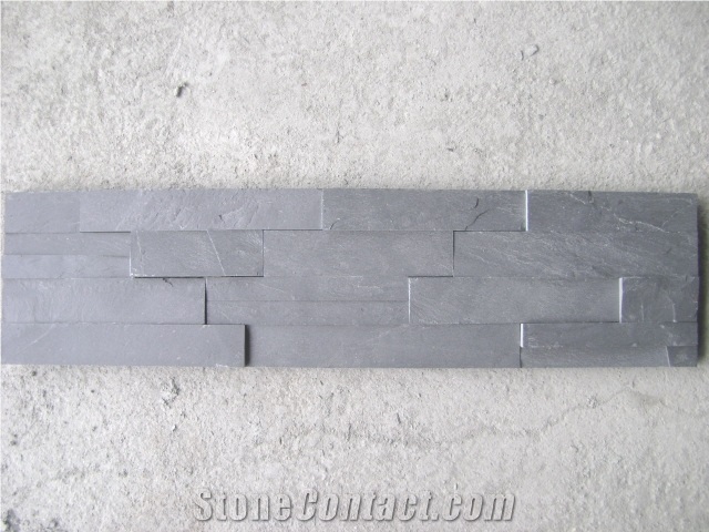 Natural Black Slate Interior Slate Decorative Wall
