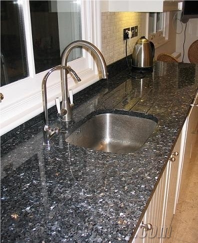 Granite Blue Pearl Kitchen Countertops