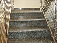 Stair Step Granite, Grey Granite Stairs
